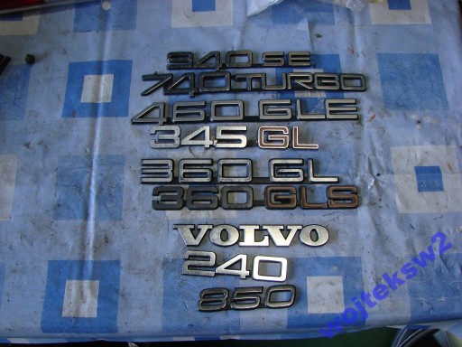 NAPIS EMBLEMAT VOLVO