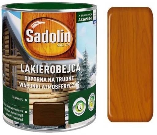 SADOLIN Lakierobejca odporna 2,5l JASNY ORZECH