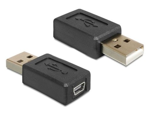 Adapter Przejściówka USB męski - Mini USB żeński