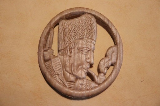 Dekor 9,5x9cm, ornament, sztukateria- D066