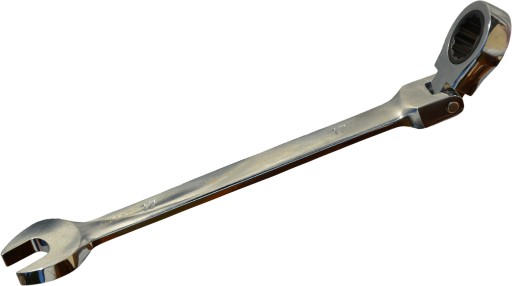 KLUCZ ŁAMANY PŁASKO OCZKOWY Z GRZECHOTKĄ 17mm 72zę