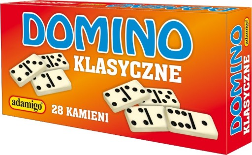 GRA LOGICZNA DOMINO KLASYCZNE klasyczna gra dla całej rodziny 03952