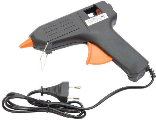 PISTOLET DO KLEJU 78wat NA GORĄCO + 15xKLEJ GW FV