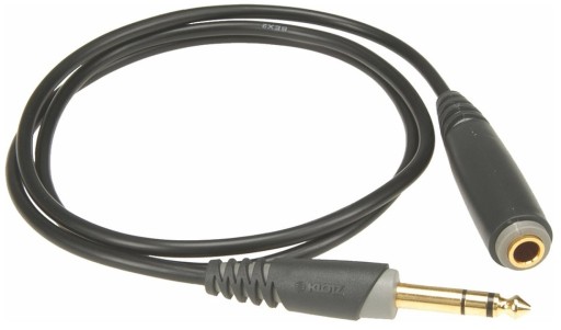 KLOTZ Przedłużacz słuchawek Jack stereo 6,3 mm 3m