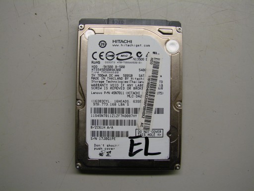 ELEKTRONIKA DO HDD HITACHI HTS545050B9A300