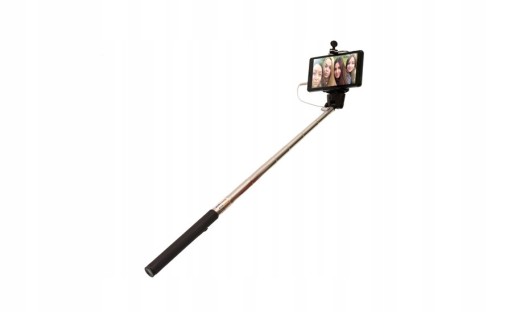 SELFIE STICK MONOPOD SHIRU SSM-02 KIJEK CZARNY