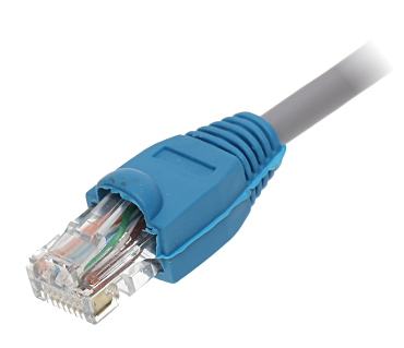 GUMOWA OSŁONA WTYKU RJ RJ45 LAN NIEBIESKIE 10szt