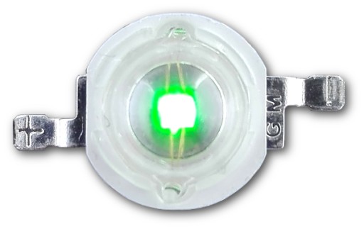 DIODA LED 1W ZIELONA 520nm 30mil Epileds