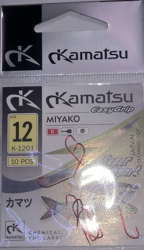 Haczyk Kamatsu MIYAKO RED nr.12 Łopatka czerwony