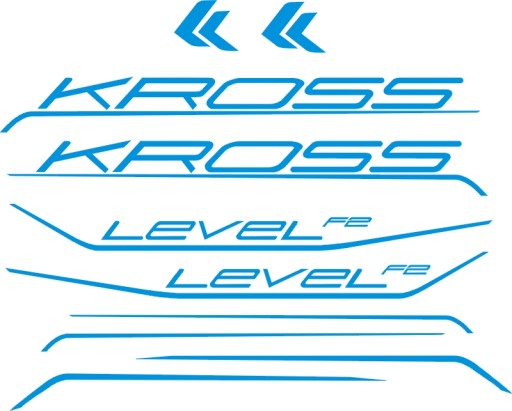 KROSS Level Hexagon F2 Naklejki 53-6 RÓŻNE KOLORY