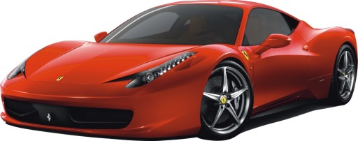 NAKLEJKI na ścianę FERRARI Auta Cars 150x59 cm