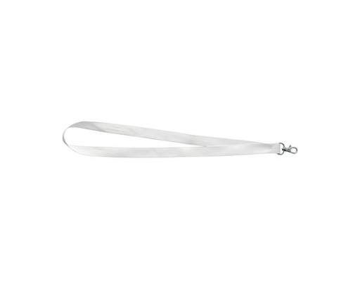 Smycz, smycze z nadrukiem białe 2cm, 75 szt