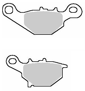 Lucas TRW klocki hamulcowe Suzuki TR 50 UG 110