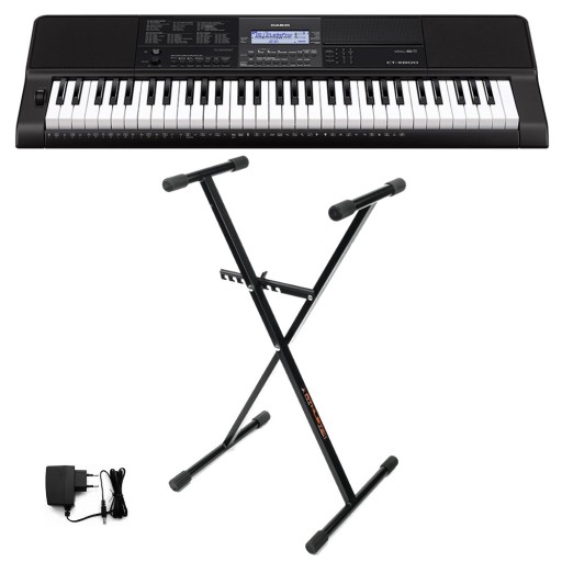 CASIO CT-X800 Keyboard + Statyw krzyżowy