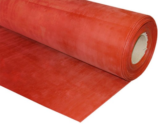 MATA SILIKONOWA PŁYTA CZERWONA 0.5mm 25x120cm