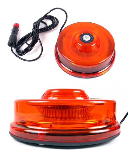 KOGUT UFO LAMPA OSTRZEGAWCZA LED STROBO NA MAGNES