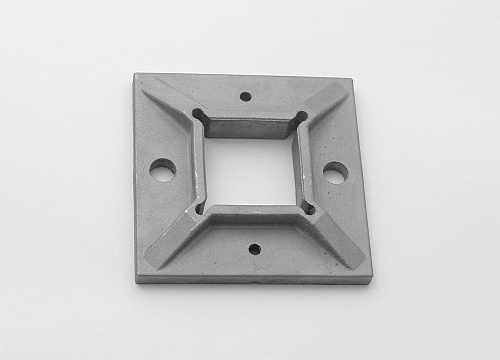 Podstawa nierdzewna słupka 40x40 flansza wysoka, stopa montażowa INOX