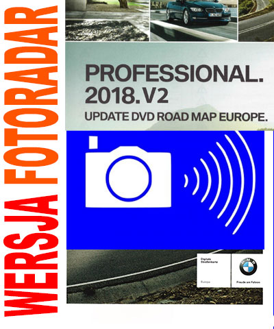 Nawigacja Mapa Professional 2018 BMW E90 E60 X5 X6