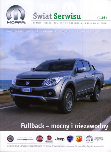 Fiat Swiat Serwisu Magazyn nr 1 / 2016