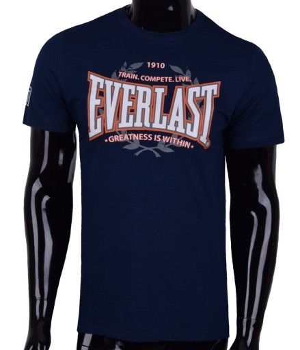 NOWA koszulka EVERLAST granatowa EVR6520 r. S