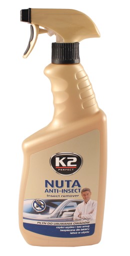 K2 NUTA ANTI INSECT do usuwania czyszczenia owadów insektów z szyb lakieru