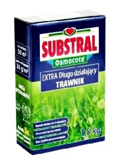 SUBSTRAL OSMOCOTE NAWÓZ DO TRAWY TRAWNIKA 1,5 KG