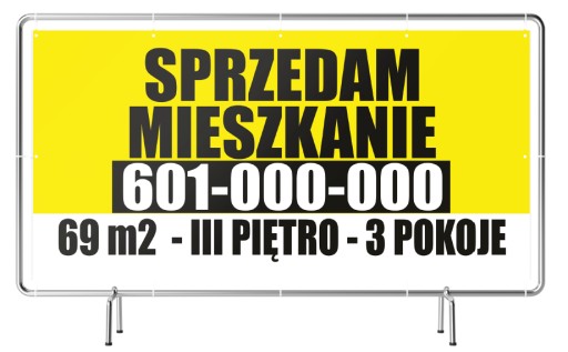 Baner SPRZEDAM Dom/Mieszkanie/Działkę - 26 wzorów