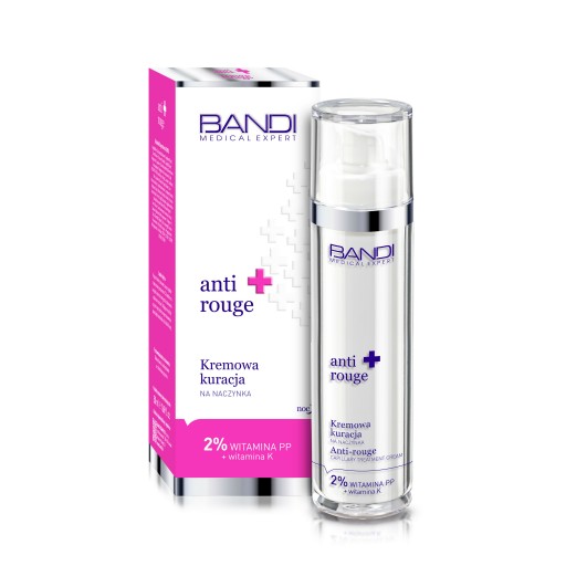 Bandi Anti Rouge 50 ml kremowa kuracja na naczynka + 3 x próbka