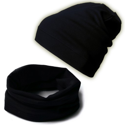 Komplet CZAPKA + TUBA beanie komin KOLORY r. 46-51