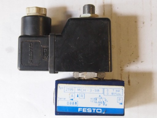 Elektroawór FESTO typ 2199 MCH 3-1/8, 220 V