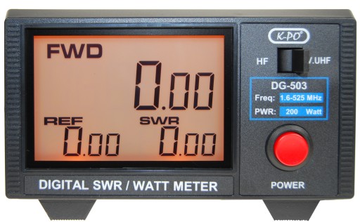 DG-503 CYFROWY REFLEKTOMETR 1.8-525 MHz HF VHF UHF