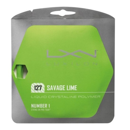 NACIĄG DO TENISA LUXILON SAVAGE LIME 12m 1,27mm