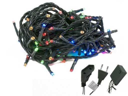 LAMPKI CHOINKOWE 100LED MULTICOLOR ZEW/WEW PROGRAM