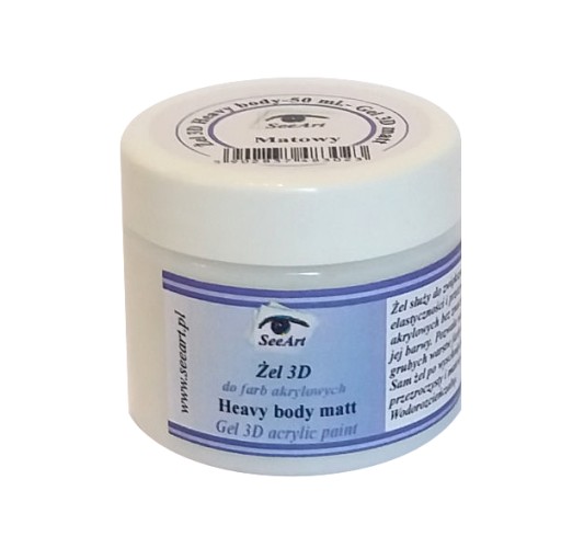 Żel 3D SeeArt Heavy Body Mat 50 ml. matowy