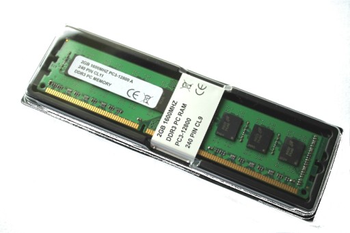 2GB 1600MHZ PAMIĘĆ DDR3 PC3-12800 SAMSUNG INTEL