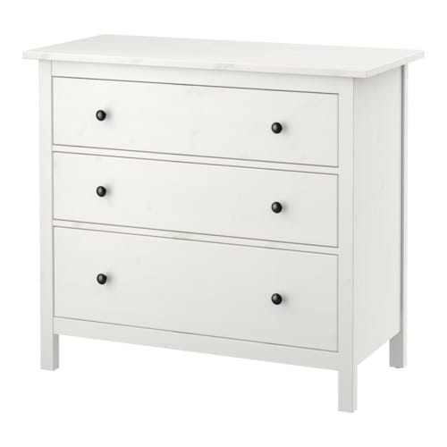 IKEA HEMNES KOMODA 3 szuflady drewniana