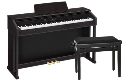 CASIO CELVIANO AP-470 BK CZARNE PIANINO + ŁAWA