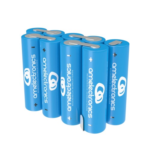 PAKIET AKUMULATORÓW 9 OGNIW AA 10,8V 2200mAh NI-MH