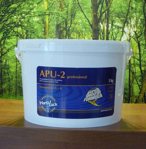 Lakier parkietowy APU-2 professional 5KG HartzLack