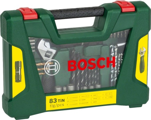 BOSCH 83 częściowy zestaw wierteł i bitów V-Line