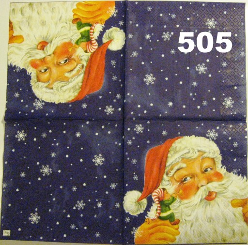 Serwetki do decoupage-1szt-MIKOŁAJKI- NR 505