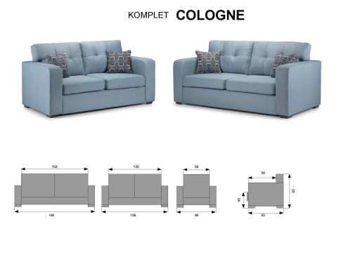 Kanapa, sofa 3+2 COLOGNE Bardzo wygodny