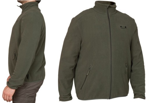 Ciepły POLAR Myśliwski SOLOGNAC Bluza KHAKI XL