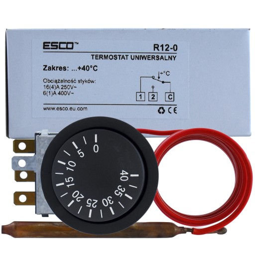 Termostat do nagrzewnic 16A 3500W Farelka Dmuchawa