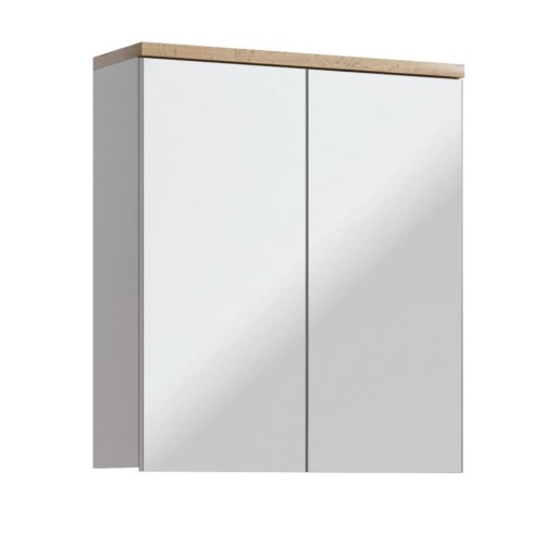 SZAFKA ŁAZIENKOWA Z LUSTREM 60 CM B-06 KOLOR BIAŁY