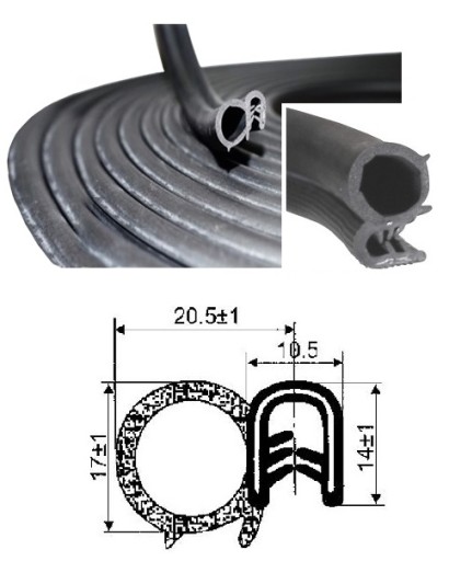 USZCZELKA DRZWI MALUCH POLONEZ FIAT 126p 125p