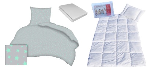 Pościel 160x100 60x40 Kołdra jersey 80x160 188s-m