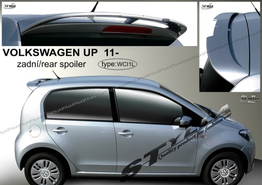 spoiler spojler do VW Up 3/5 dw hb 08/2011--