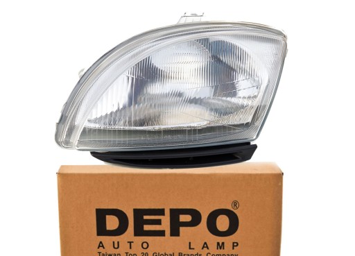 FIAT SEICENTO REFLEKTOR LAMPA H4 LEWA DEPO