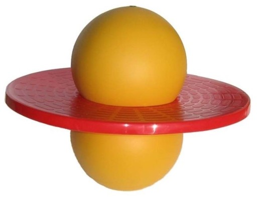 Piłka Do Skakania UFO 37cm Ćwiczenie Równowagi żół